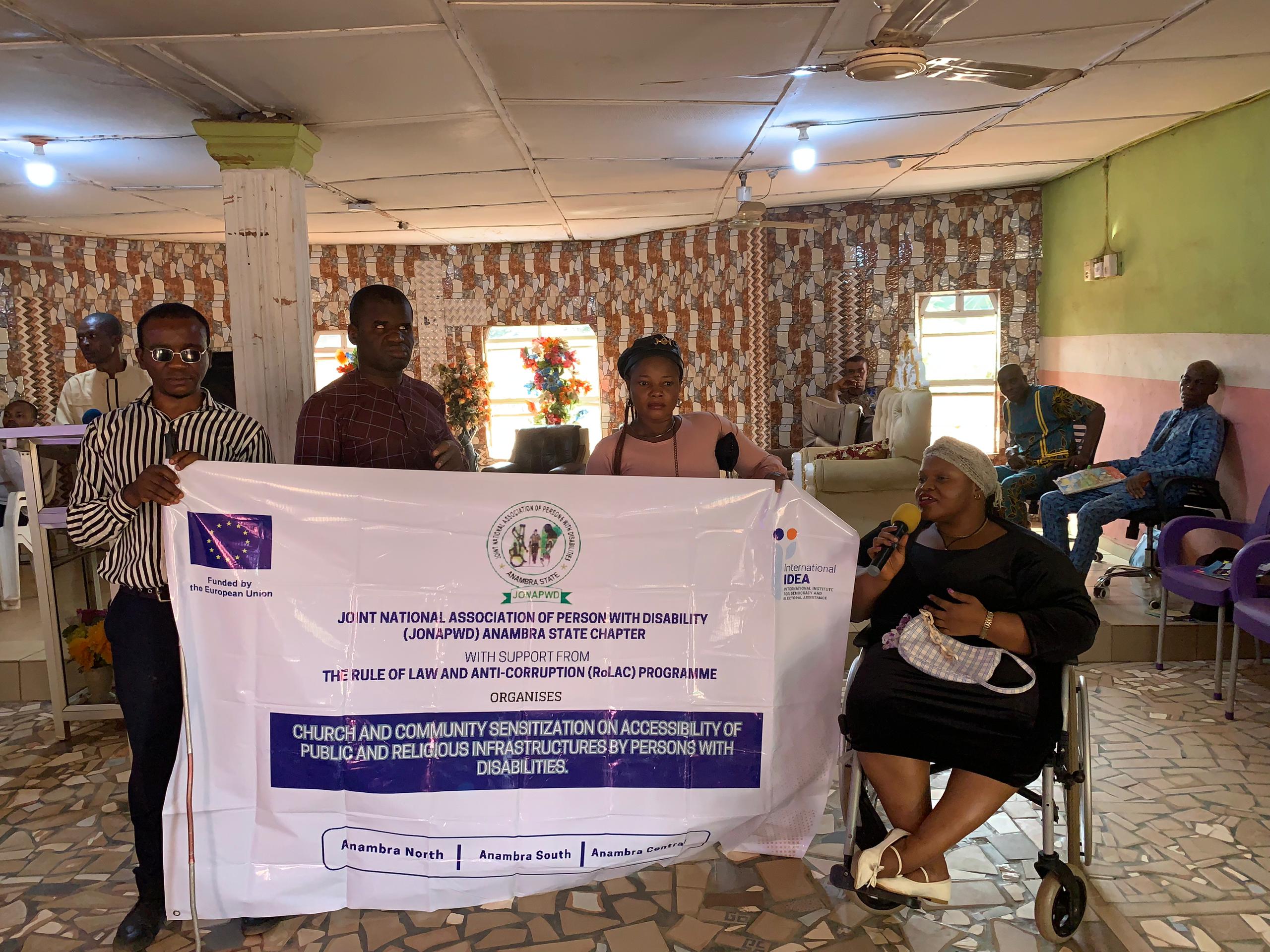 PWDs demand construction of ramps, others in Anambra church