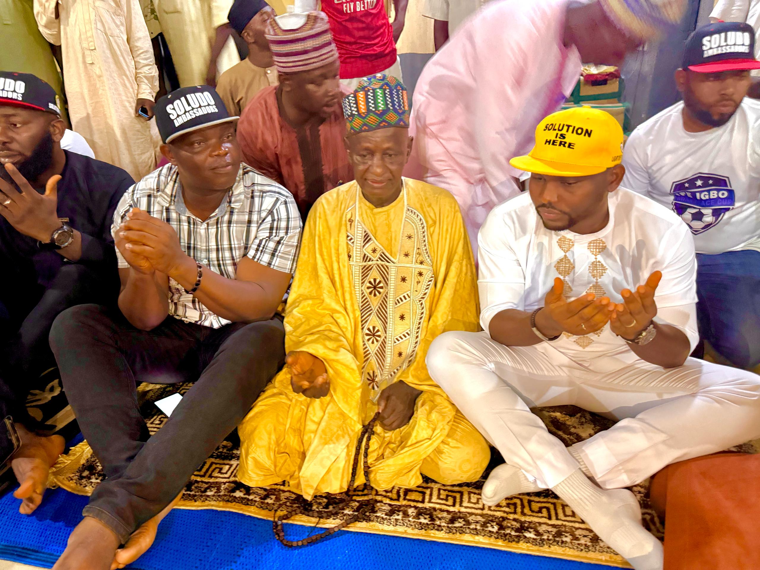 Ramadan: Soludo breaks fast with Anambra Muslims, distributes free meals