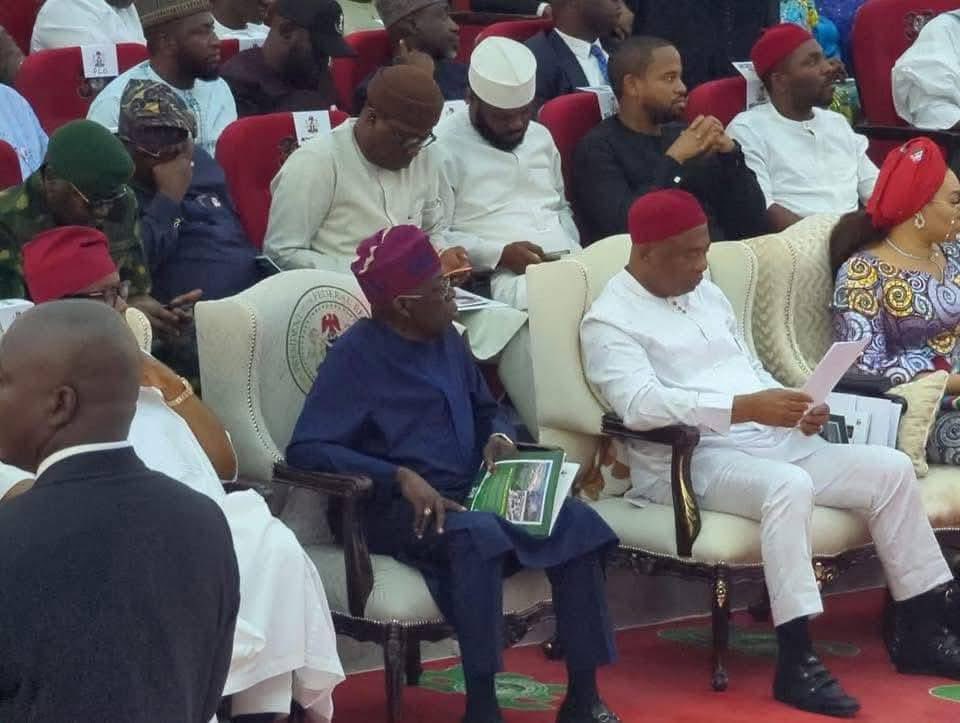 Tinubu inaugurates projects, unveils Uzodimma’s book in Owerri