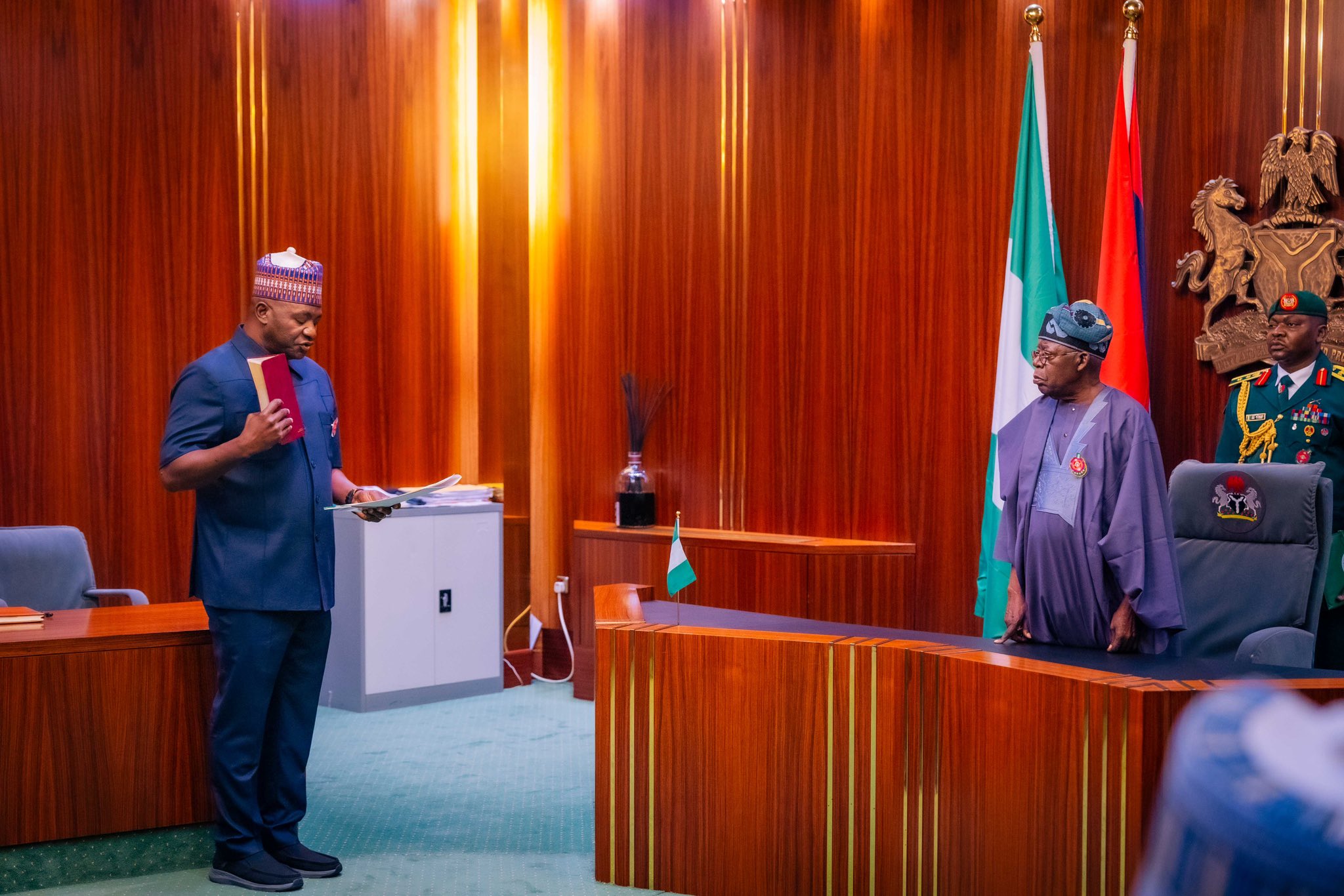 Tinubu swears in Gen Musa as defence minister