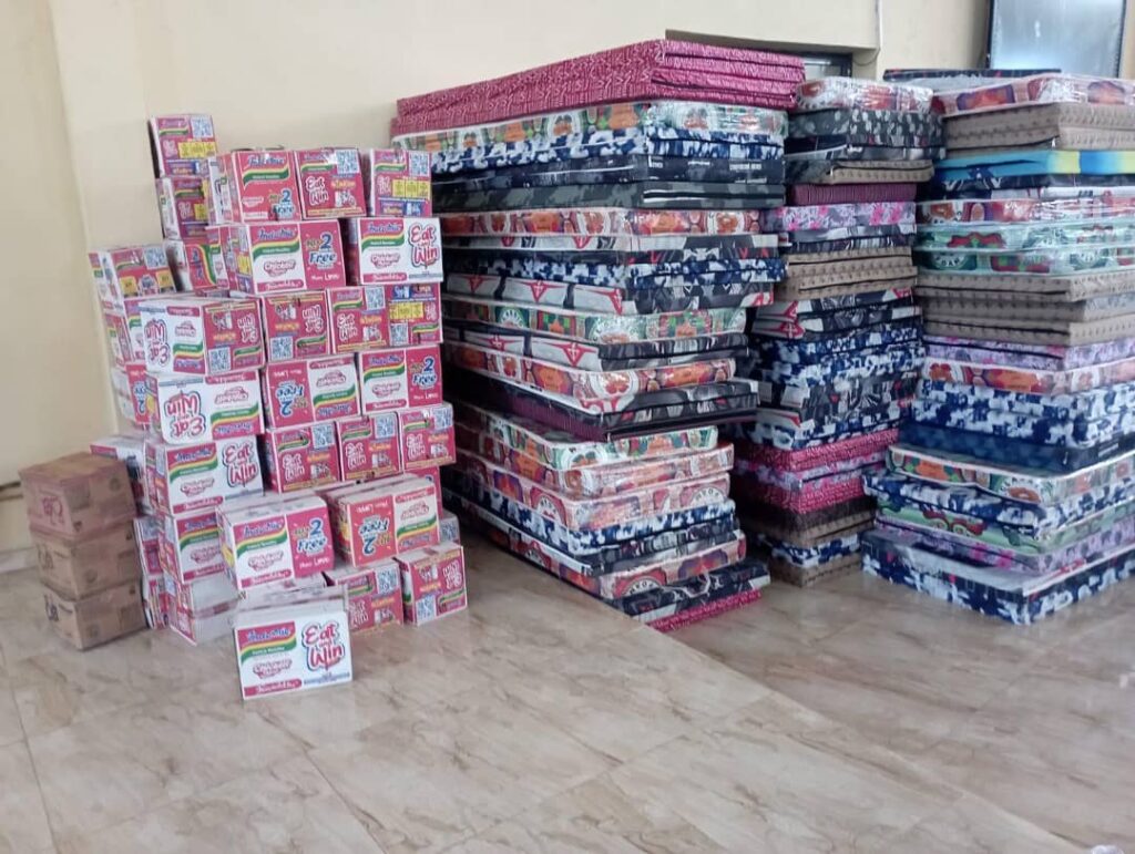 Ebonyi distributes relief materials to victims of varsity hostel collapse