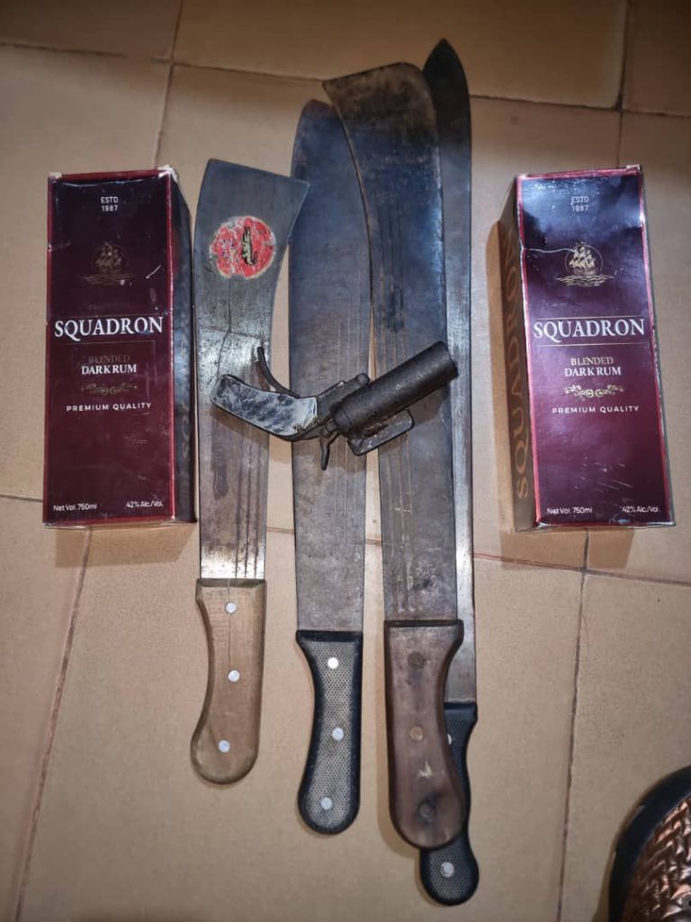 Police arrest 6 alleged cultists in Enugu, recover firearms, other exhibits