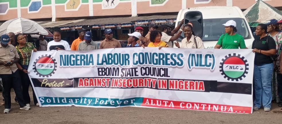 Ebonyi: NLC protests against insecurity, killings