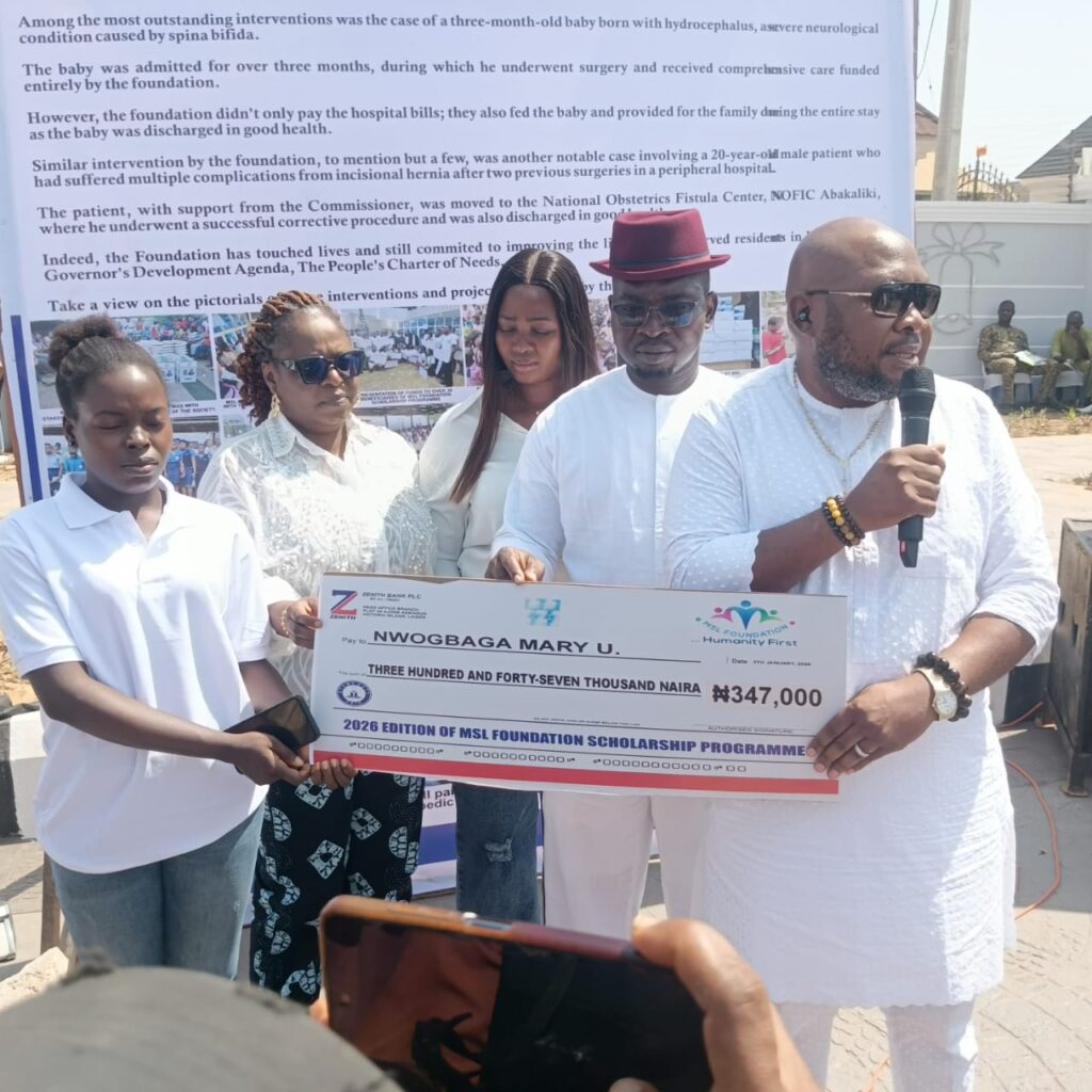 MSL foundation awards scholarships to over 250 students from Ebonyi North