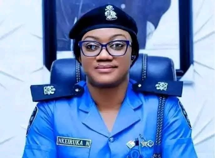 Police spokesperson donates chairs, educational materials to Ebonyi primary school