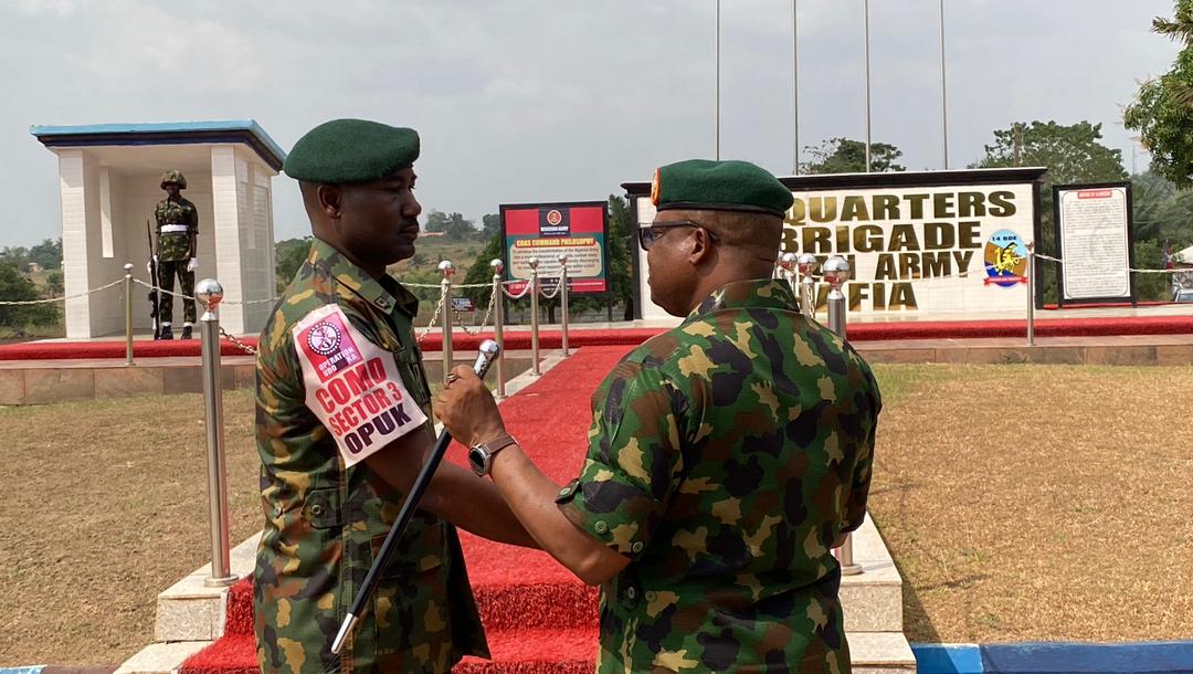 Brig Gen Dikko takes over as brigade commander, 14 Brigade, Ohafia
