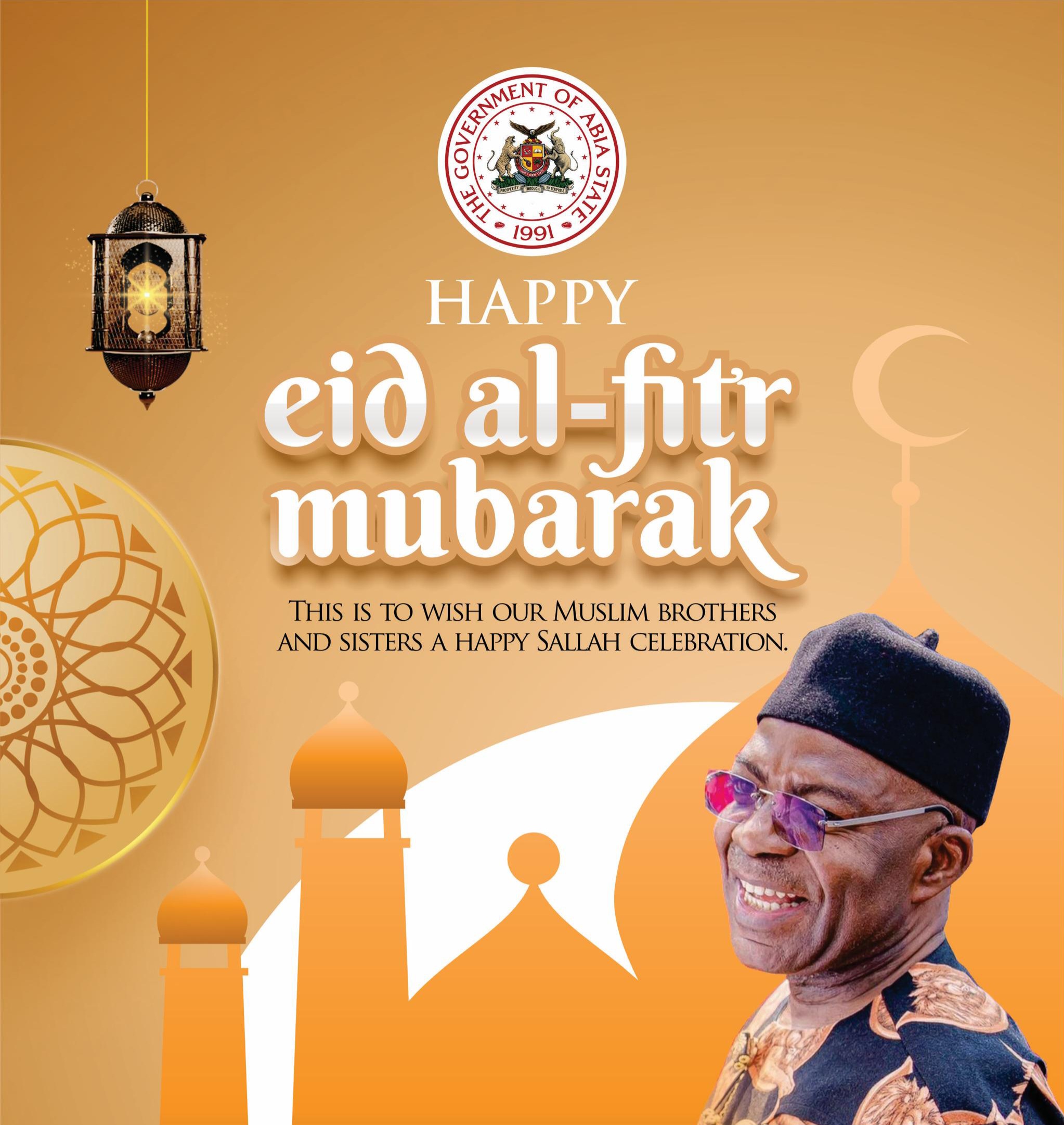 EID-EL-FITR: Otti felicitates Muslim community, urges unity